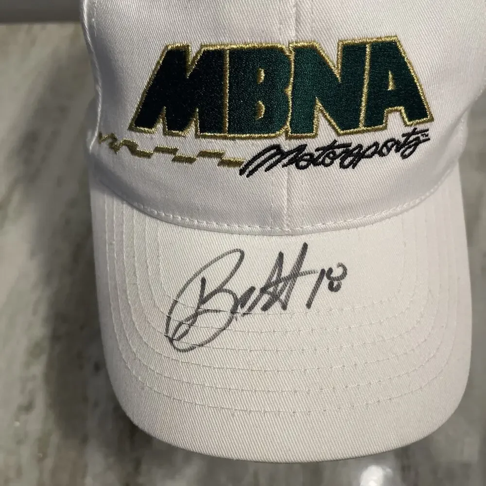 Bobby Labonte SIGNED #18 MBNA Racing Hat Rare